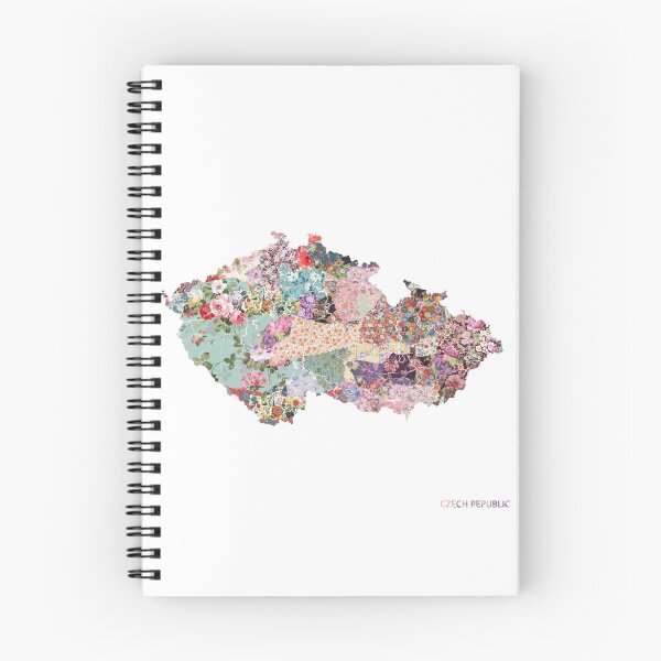 Item preview, Czech Republic map designed and sold by FlowersMaps.