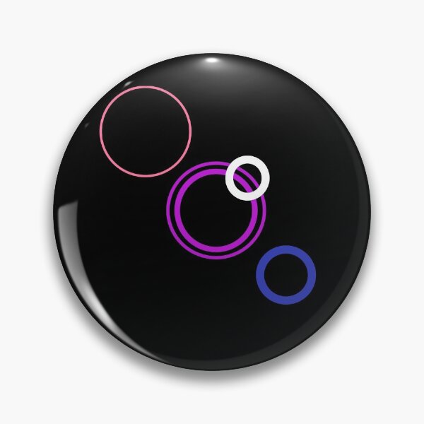 Item preview, Stealth Genderfluid Pride Art Circles Print designed and sold by Rain Gardens.