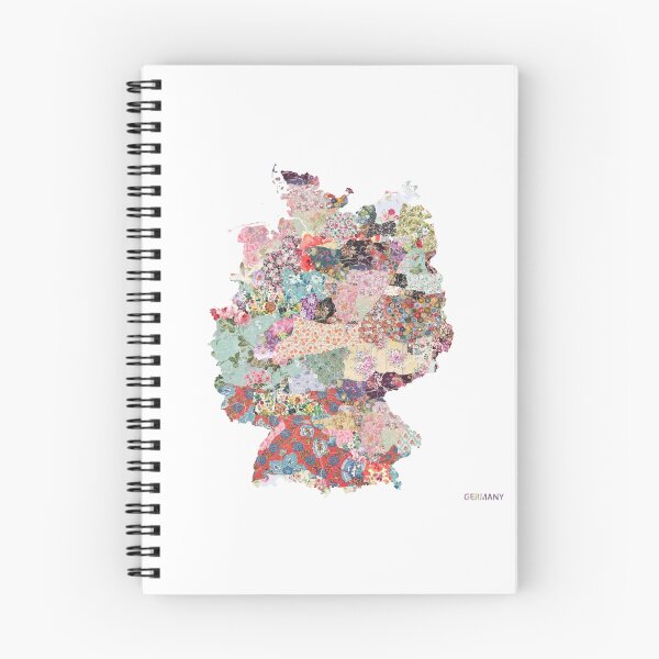 Item preview, Germany map designed and sold by FlowersMaps.