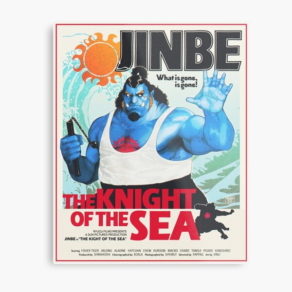 Bruce Jinbei Knight Of The Sea Metal Print