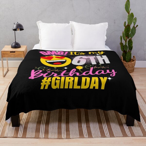 Item preview, OMG It's My Birthday 6TH Birthday Girl designed and sold by arteesy.
