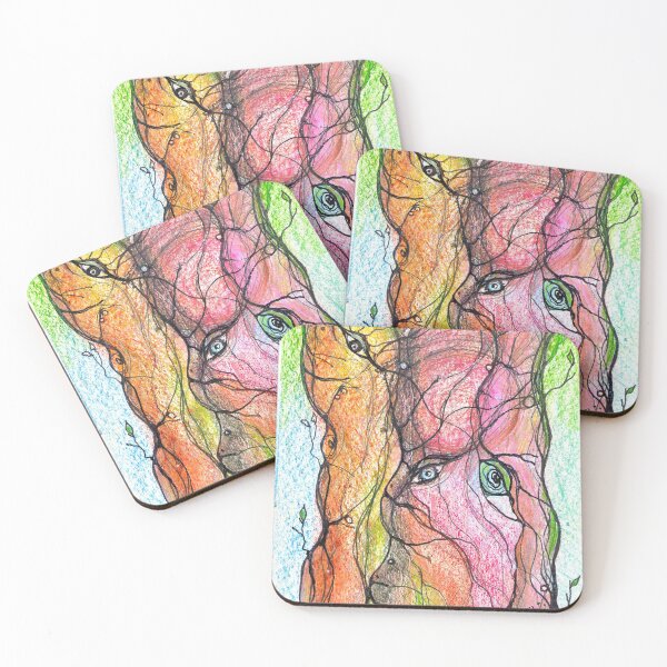 Item preview, Neuroart, Abstract colorful looking tree designed and sold by VikitaSolomakha.