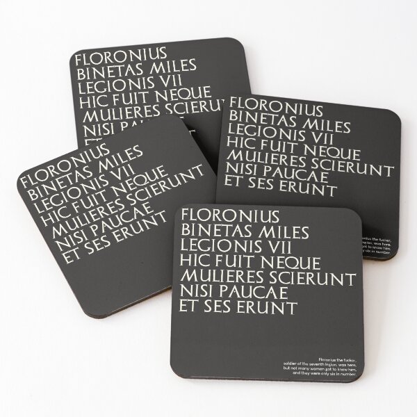 Item preview, Graffiti of Pompeii - FLORONIUS BINETAS... designed and sold by MetaPhyStore.