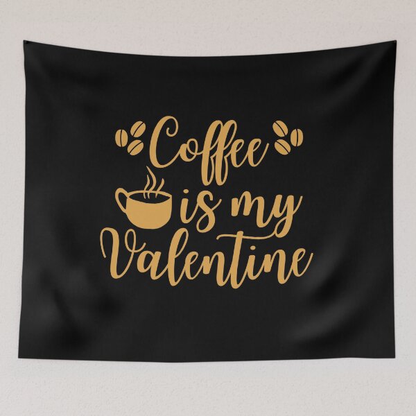 Artikelvorschau, Kaffee ist mein Valentinstag, Kaffeeliebhaber Valentine T-Shirt, lustiges Kaffeehemd, Kaffeeliebhaber-T-Shirt, Kaffee-Valentinstag-T-Shirts, kurzärmliges Unisex-T-Shirt. entworfen und verkauft von Babe3955.
