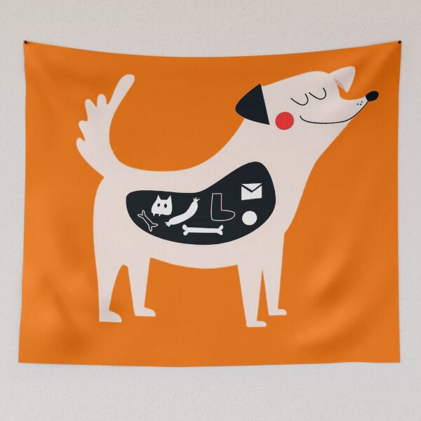 Item preview, Hungry Happy Dog designed and sold by AnnaAndVibes.
