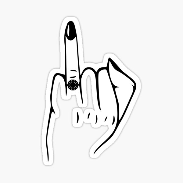 Wedding Finger Sticker