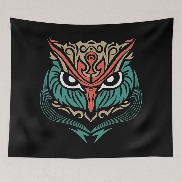Item preview, Vintage Owl head illustration  designed and sold by Nesdigiart.