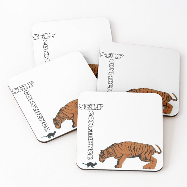 Item preview, Self Confidence Cat Versus Tiger Do Not Be Afraid Never Give Up The Struggle is Real designed and sold by NadeenInspires.