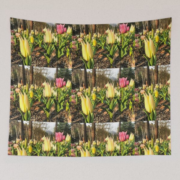 Item preview, Pink and Yellow Tulips designed and sold by thegraypocket.
