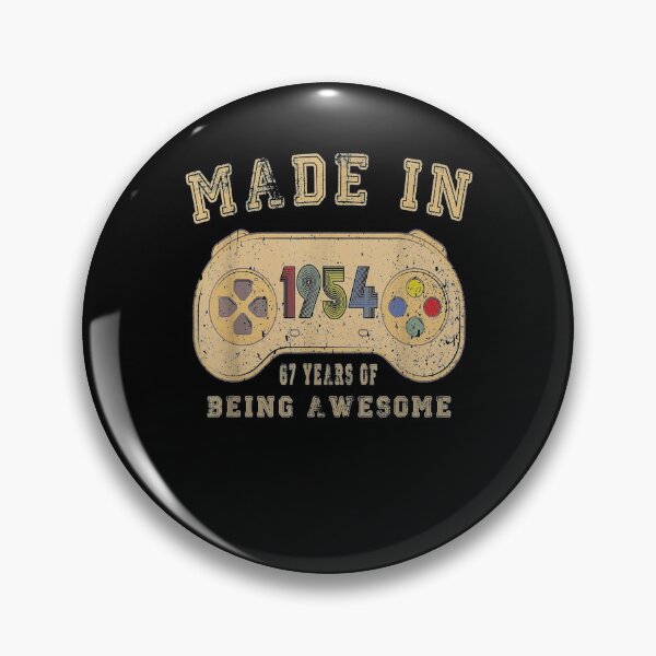 Item preview, Vintage Made In 1954 Video Game 67th Birthday Funny Gifts designed and sold by lolahomya.