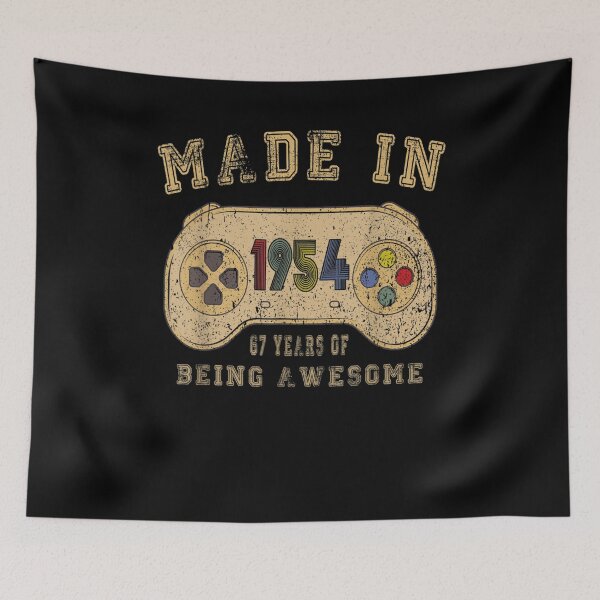 Item preview, Vintage Made In 1954 Video Game 67th Birthday Funny Gifts designed and sold by lolahomya.