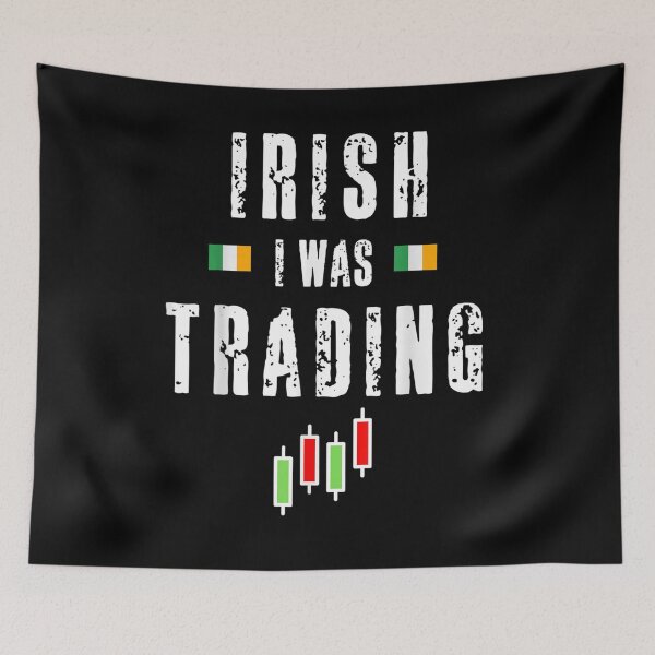 Item preview, Irish I Was Trading St Patricks Day Stock Market Trader Gift designed and sold by lolahomya.