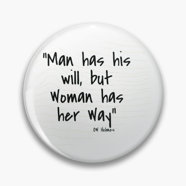 Item preview, Man has will/woman has way designed and sold by designbyjodyb.
