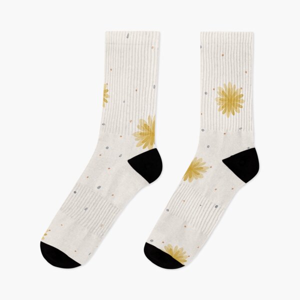 Item preview, Yellow Flowers and Polkadots Pattern designed and sold by Gallerisa.
