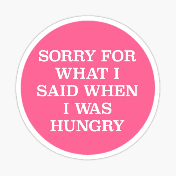 Hangry Sticker