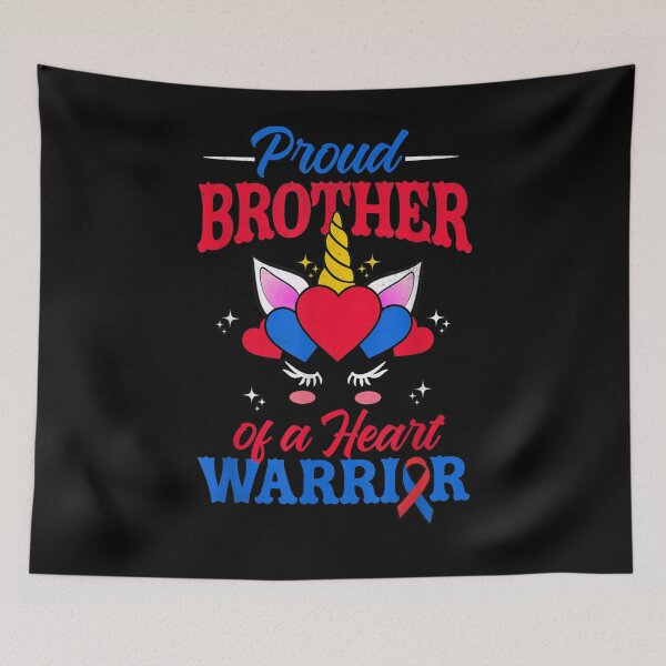Item preview, Pround Brother Of A Heart Warrior Chd Awareness Week Outfit designed and sold by lolahomya.