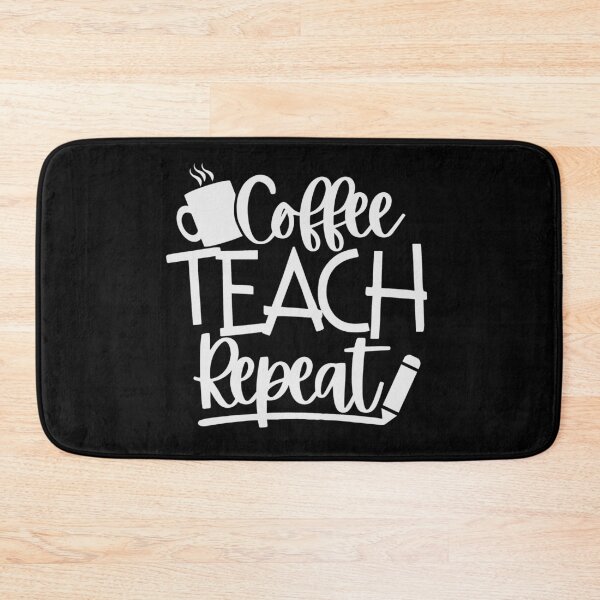 Item preview, Coffee Teach Repeat,Coffee Teacher Shirt,Teacher Love Coffee Tshirt,Gift for Teacher,Coffee Lover Tee designed and sold by Babe3955.