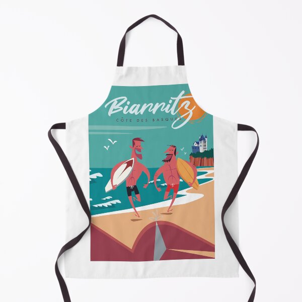 Item preview, Biarritz travel poster designed and sold by GAGodel.