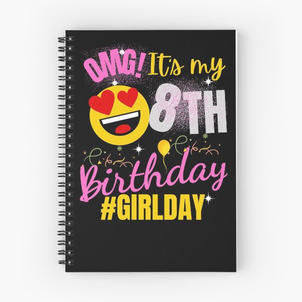Item preview, OMG It's My Birthday 8TH Birthday Girl  designed and sold by arteesy.