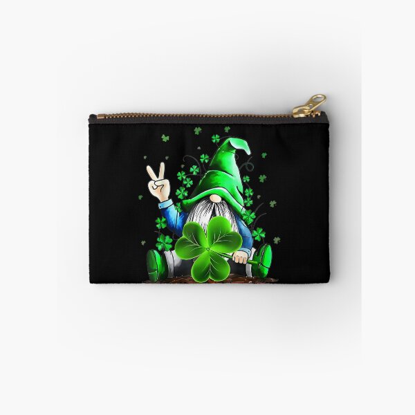 Item preview, Happy St Patricks Day Gnome Holding Irish Shamrock designed and sold by lolahomya.