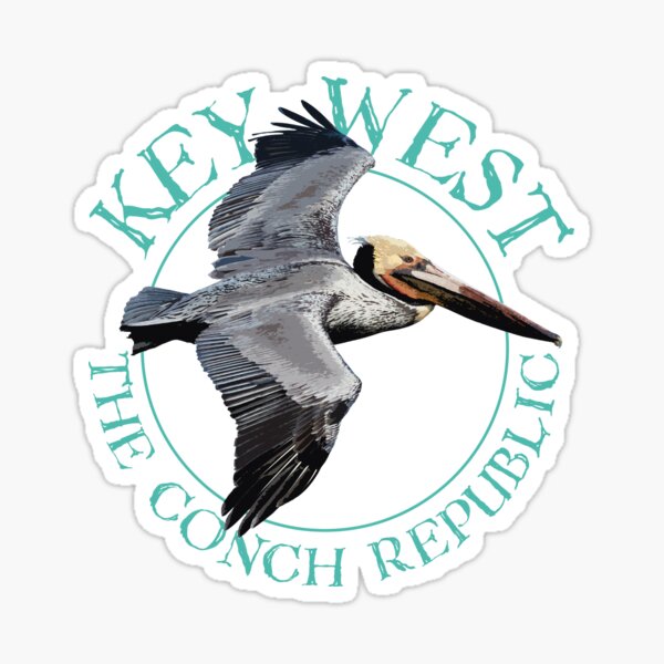 Item preview, Key West Florida Pelican Design Souvenir designed and sold by Futurebeachbum.