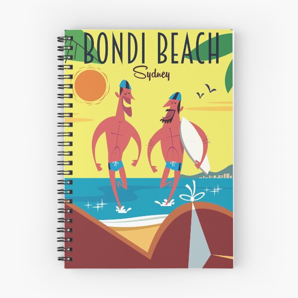 Item preview, Bondi Beach poster designed and sold by GAGodel.