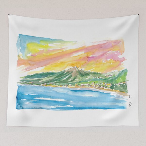 Item preview, Baie de Saint Jean Caribbean Sunset in St Barths designed and sold by artshop77.