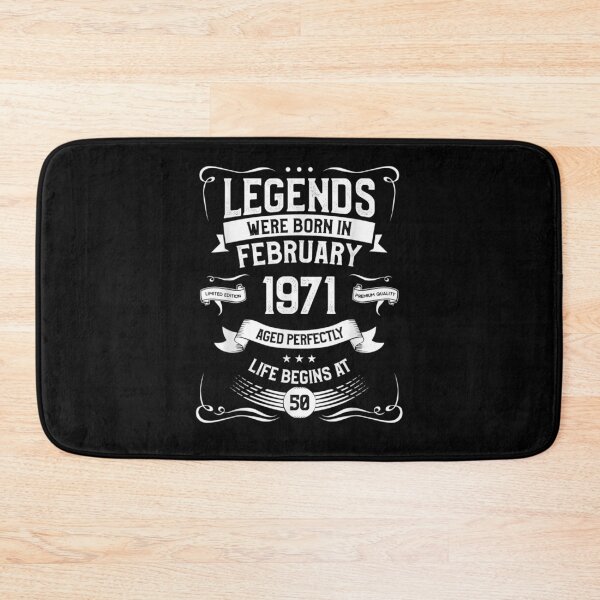 Item preview, Legends Were Born In February 1971 50th Birthday Gift designed and sold by lolahomya.
