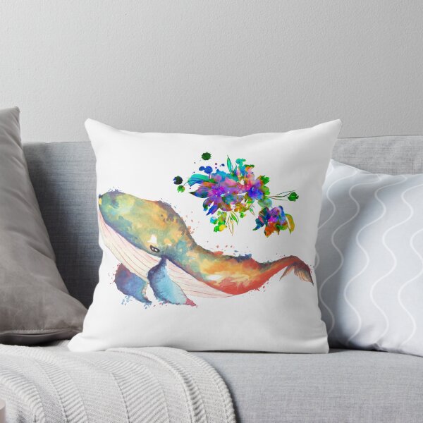 Item preview, Flores y ballenas de colores designed and sold by airspecter.