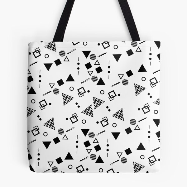 Aperçu de l'œuvre Figure Motif géométrique blanc et noir créée et vendue par newwind87.