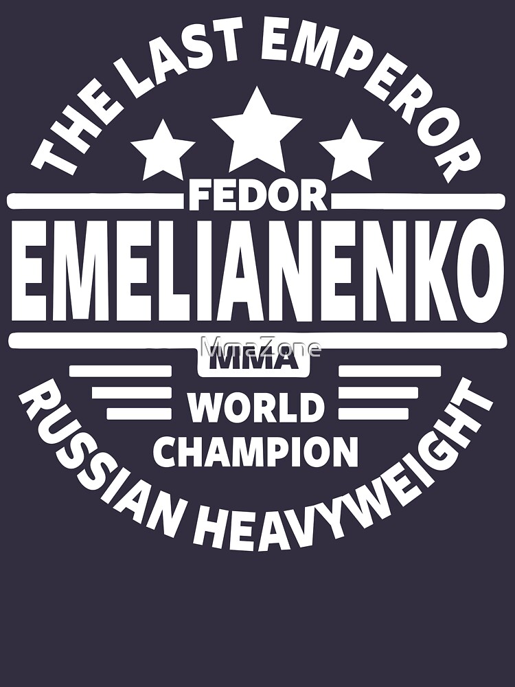 "Fedor Emelianenko" T-shirt for Sale by MmaZone | Redbubble | fedor ...