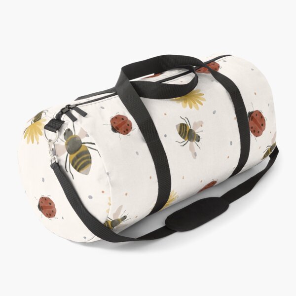 Item preview, Flowers Ladybugs and Bees Pattern  designed and sold by Gallerisa.