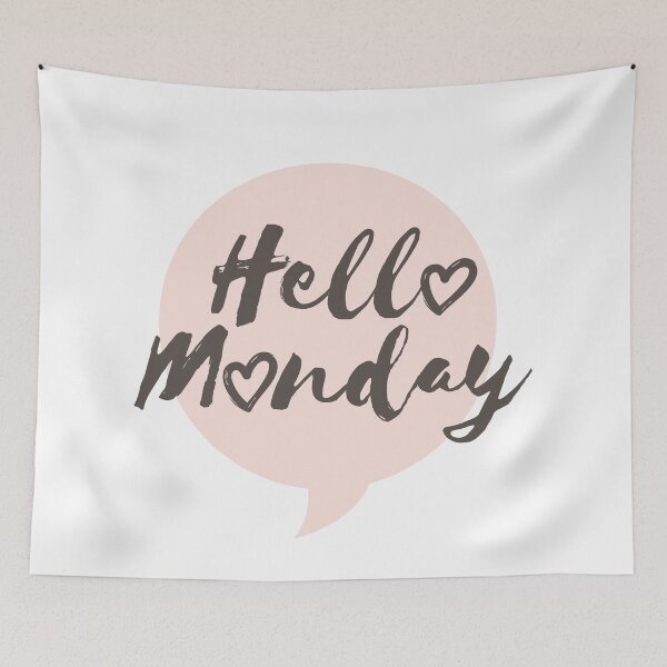 Item preview, Hello Monday Speech Bubble designed and sold by WisdomInspired.