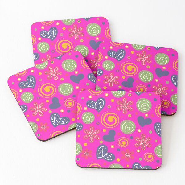 Item preview, SEAMLESS FLORAL ABSTRACT DESIGN - FUCHSIA designed and sold by Stylishboutique.