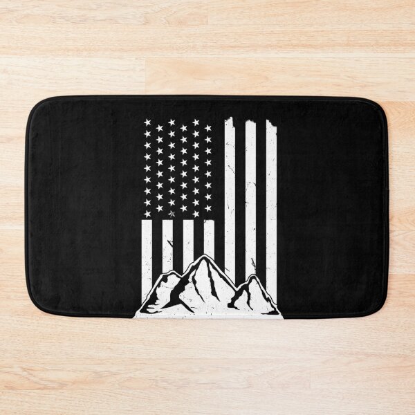 Item preview, Patriotic Mountain Hiking Camping Design designed and sold by Tom2468.