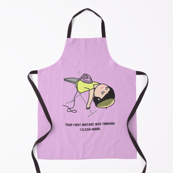 Item preview, Thinking I Clean House, Funny Cartoon Housekeeping Humor designed and sold by SavvyCleaner.