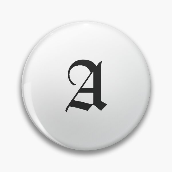 Item preview, Blackletter type letter A designed and sold by Adam Dolanský.