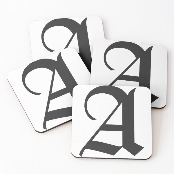 Item preview, Blackletter type letter A designed and sold by Adam Dolanský.