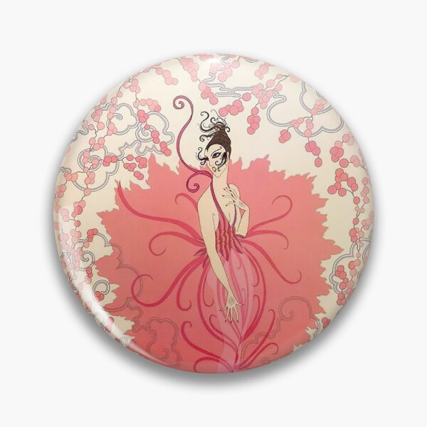 Item preview, Pink Lady by Erte designed and sold by IndieArtDream.