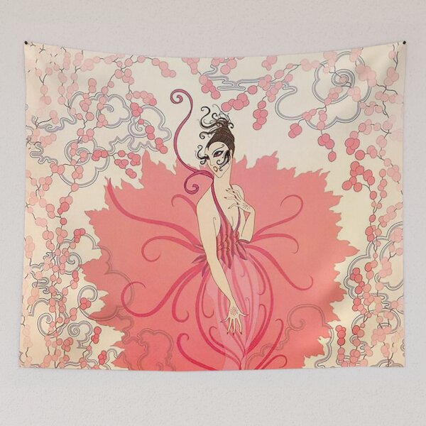 Item preview, Pink Lady by Erte designed and sold by IndieArtDream.