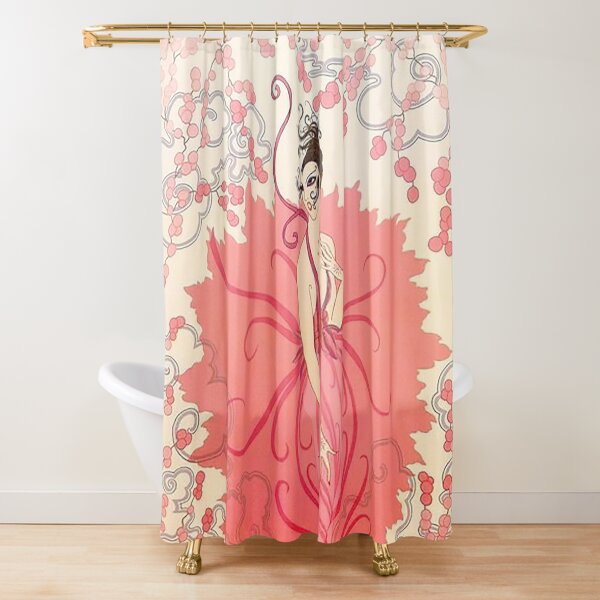 Vista previa del artículo con la obra «Dama Rosa de Erte», diseñado y vendido por IndieArtDream.
