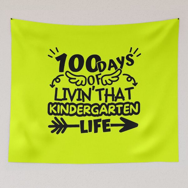 Item preview, 100 Days of Livin' That,Kindergarten life Shirt,100 Day of school Tee,Kindergarten Life Tees,Funny School Tshirt designed and sold by Babe3955.
