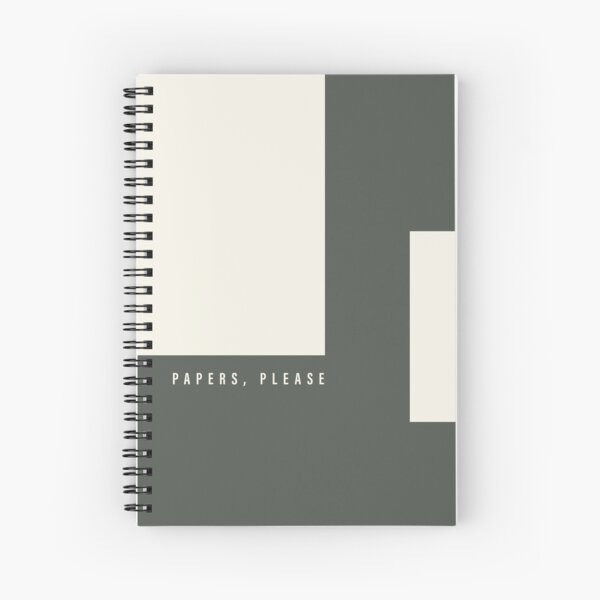 Papers, Please EZIC Emblem | Spiral Notebook