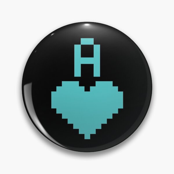 Artikelvorschau, Buchstabe Ein Herzpixel-Aquapastellentwurf mit niedlichem schwarzem Hintergrund entworfen und verkauft von DangoBubbleShop.