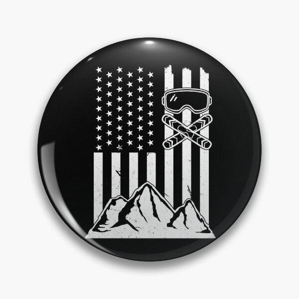 Item preview, Patriotic Skiing Gear For Skiing Lover designed and sold by Tom2468.
