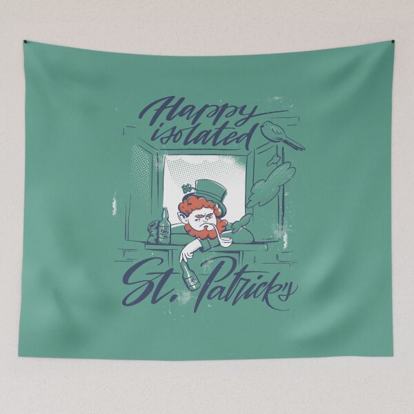 Item preview, Saint Patricks Leprechaun Floss Happy Quarantine Isolation, Irish Themed Party Gifts  designed and sold by . JustBeUnique ..