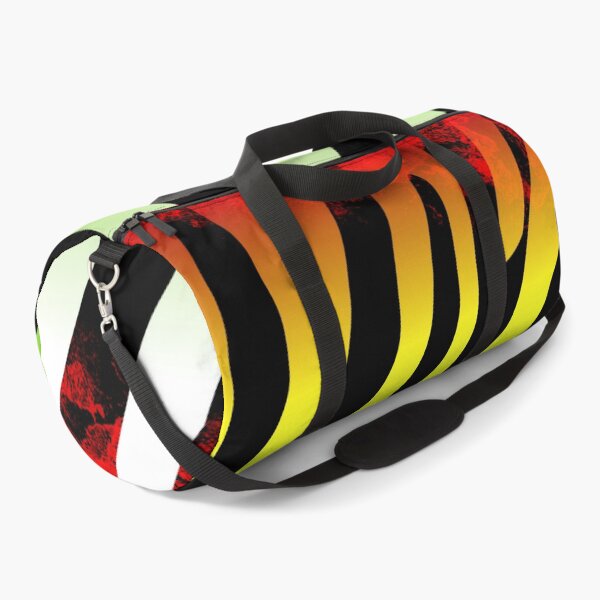 Item preview, Abstract Zebra Stripes With Green, Yellow, Black And Red  designed and sold by Mary Riley.
