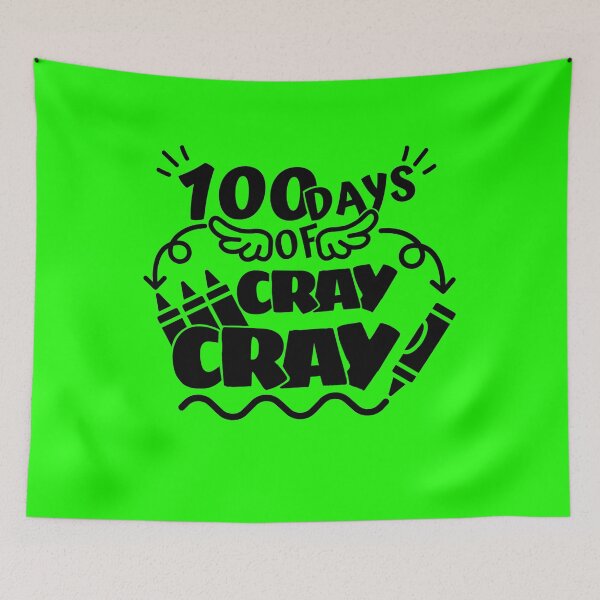 Item preview, 100 Days of Cray Cray,100 Days of School Shirt,Teacher day Tee,Boys and Girls Gift,Funny School Tees,Kindergarten designed and sold by Babe3955.