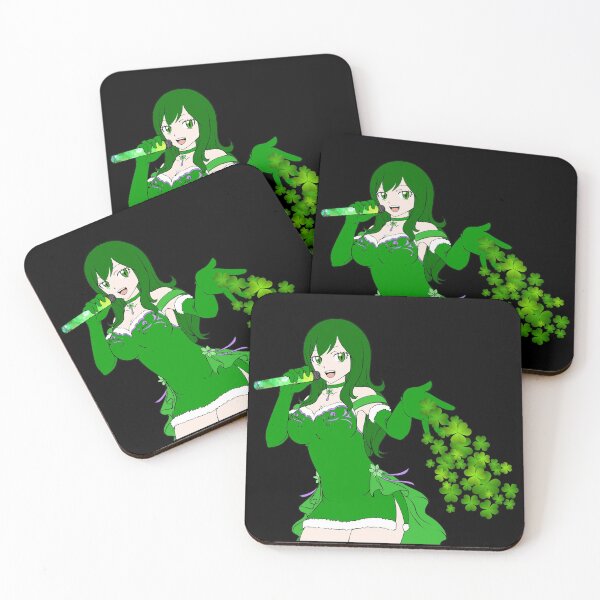 Item preview, St Patricks Day Girl Anime women manga designed and sold by pannolinno.
