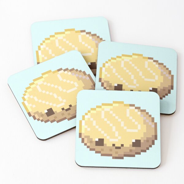 Item preview, Pixel Lemon jelly donut  designed and sold by kasumiblu.
